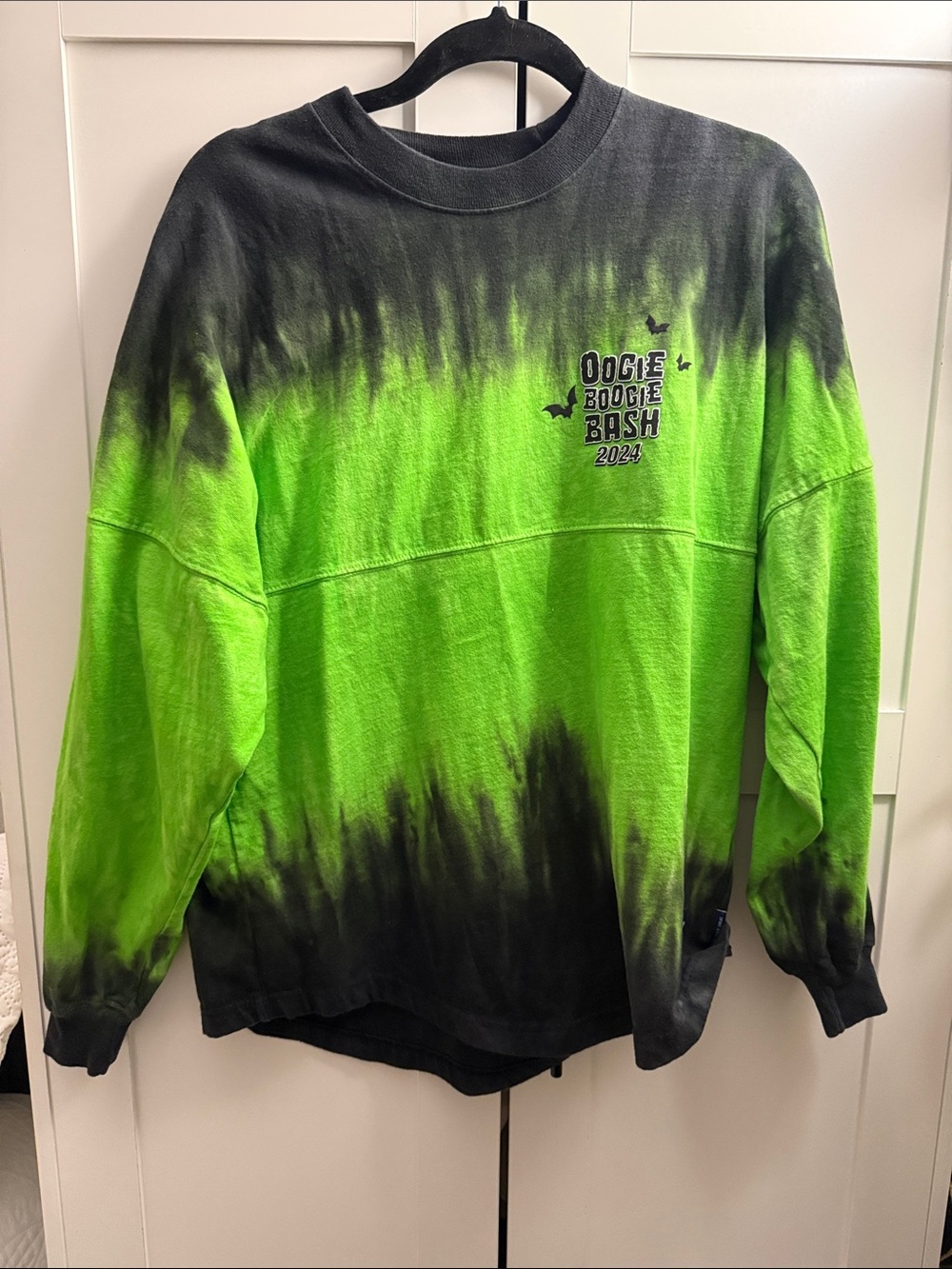 Disney Black & Neon Green Oogie Boogie Bash Graphic Sweatshirt - Picture 2 of 2
